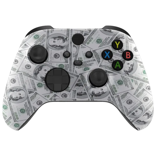 Clever Gaming Dollars Xbox controller money design