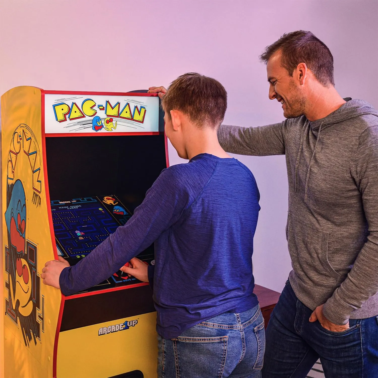 Arcade1Up Pac-Man Deluxe arcadekast 17 inch 14 games