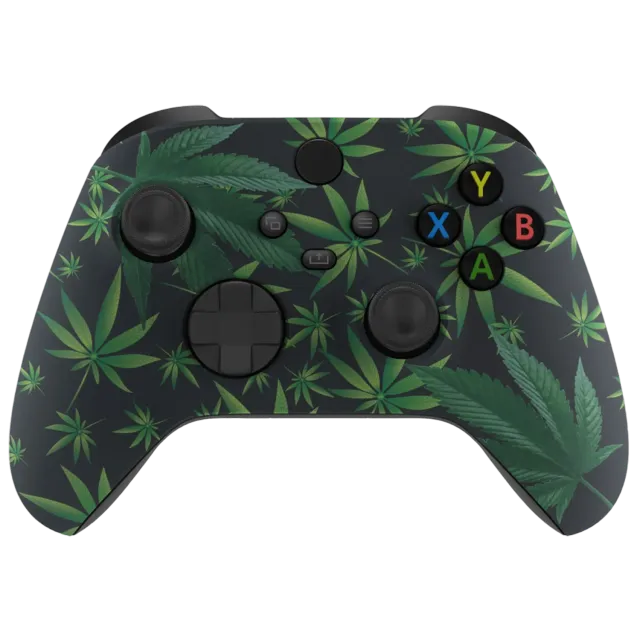Clever Gaming Weeds Xbox controller groen custom