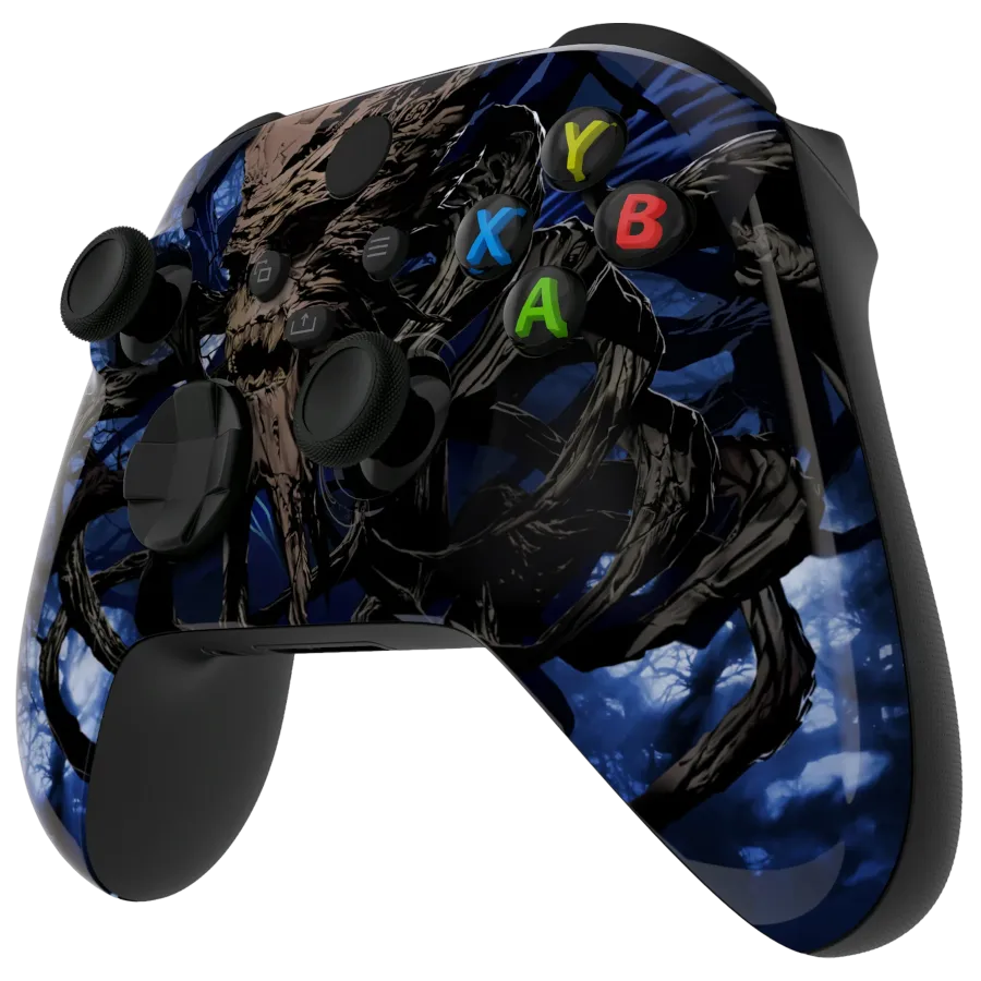 Clever Gaming Haunted Forest Xbox controller glow in the dark