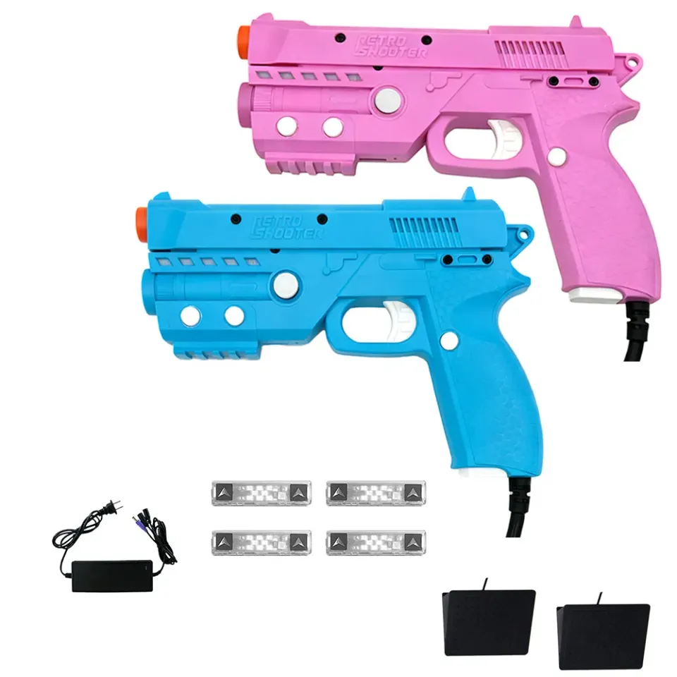 Retro Shooter RS3 Reaper Kit lightgun roze-blauw