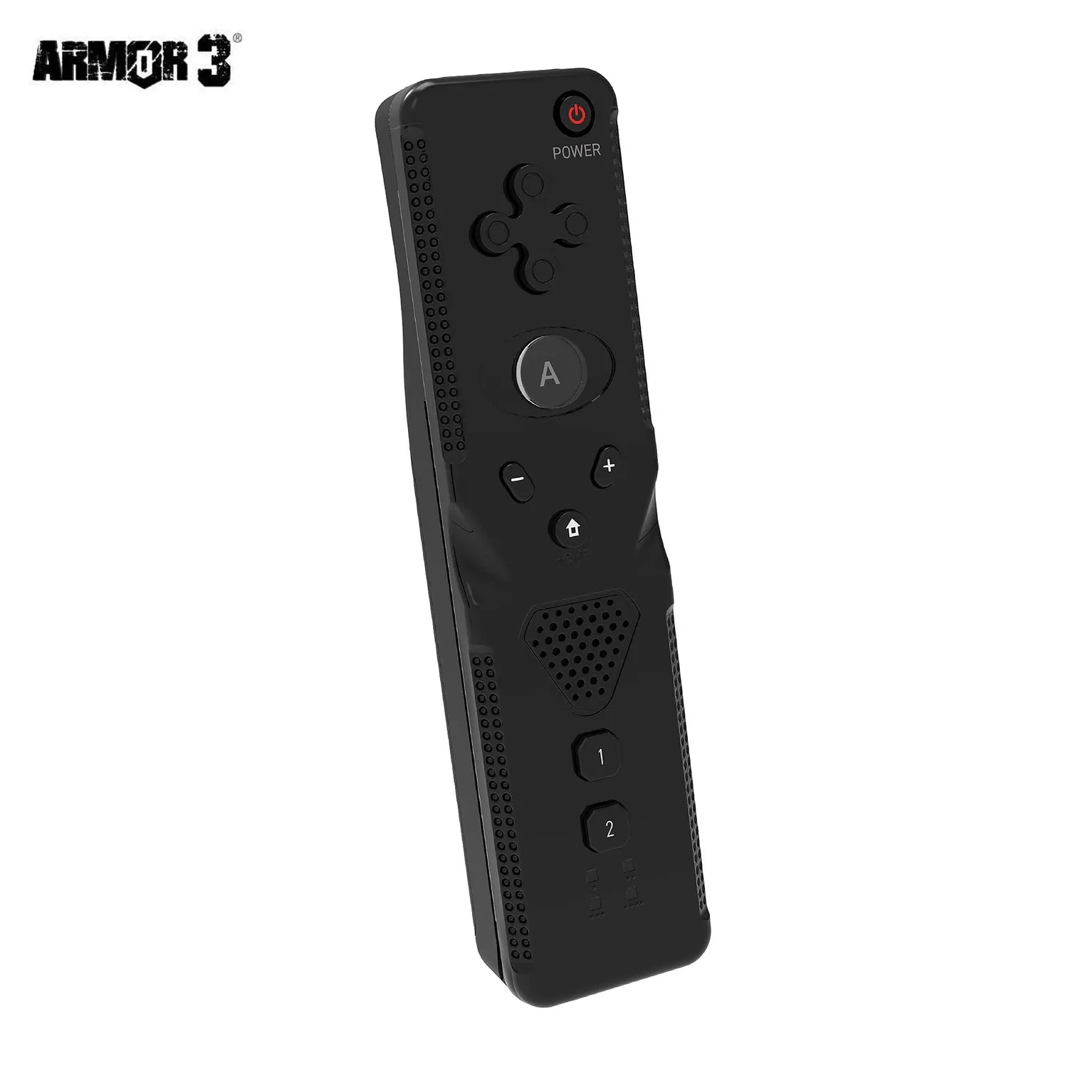 Hyperkin Armor3 NuWave Deluxe Wii remote zwart + nunchuk