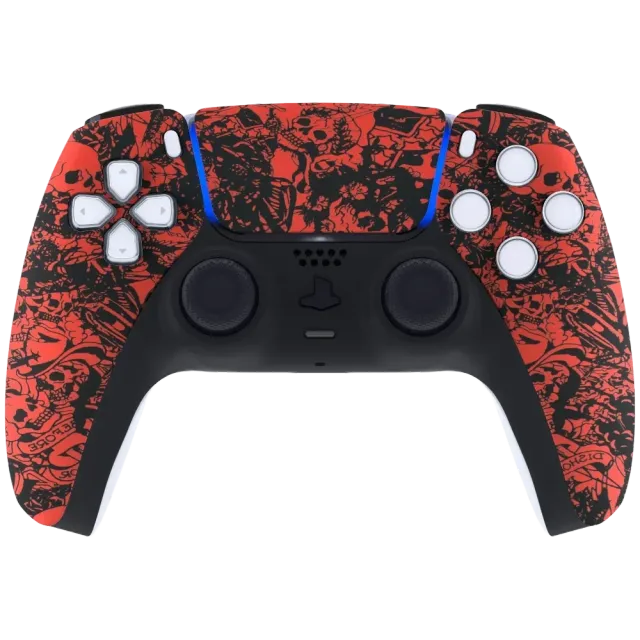 Clever Gaming Blood Skull PS5 controller skull