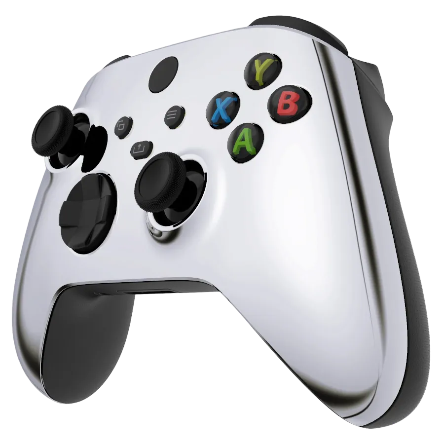 Clever Gaming Xbox Chrome Silver controller chrome finish
