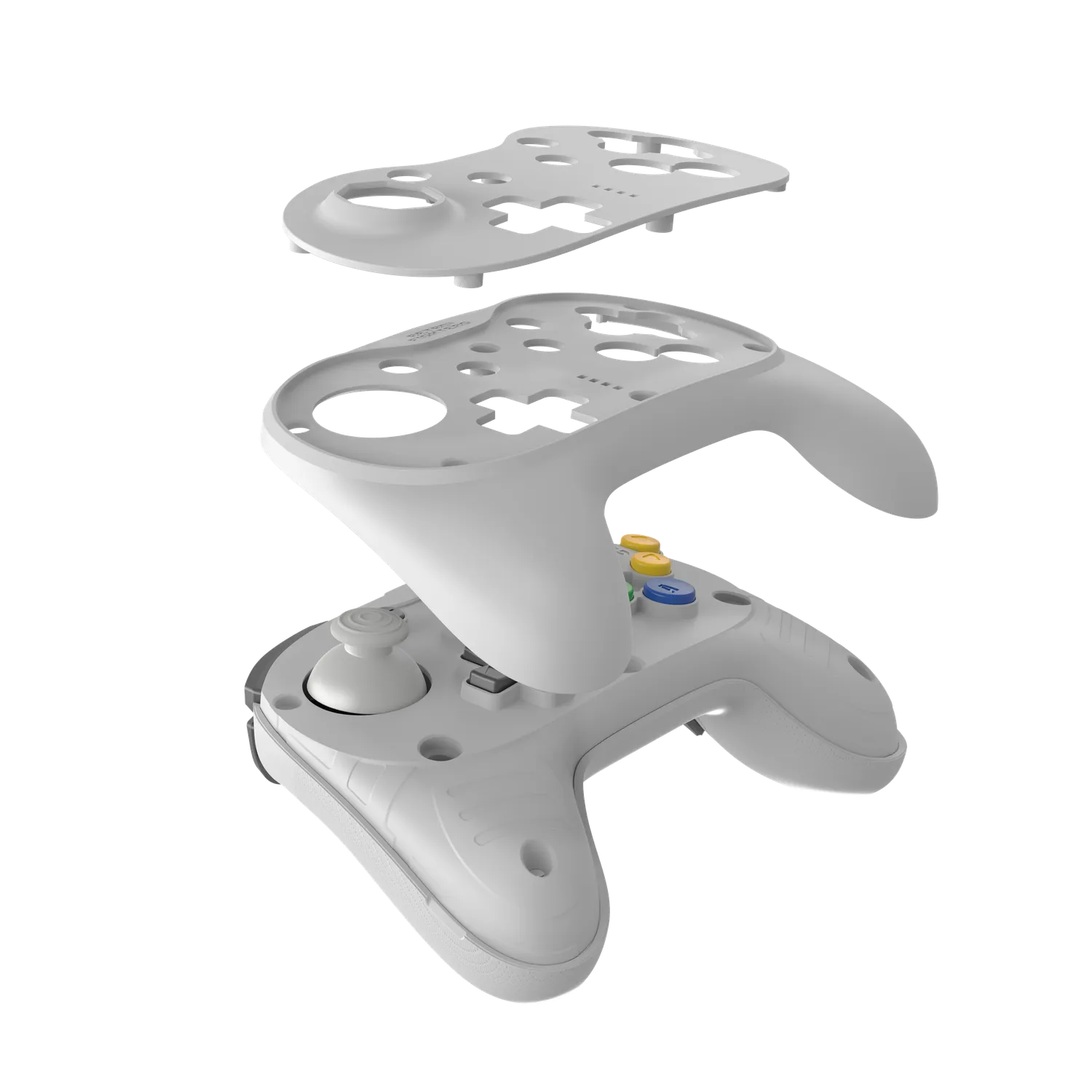 Hyperkin Brawler64 Pro draadloze controller grijs hall effect