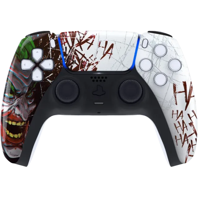 Clever Laughing Joker PS5-controller paars draadloos
