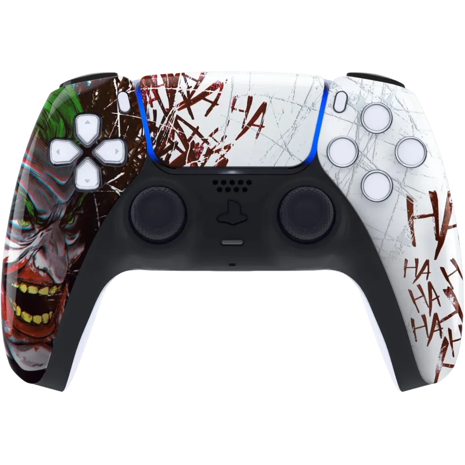 Clever Laughing Joker PS5-controller paars draadloos