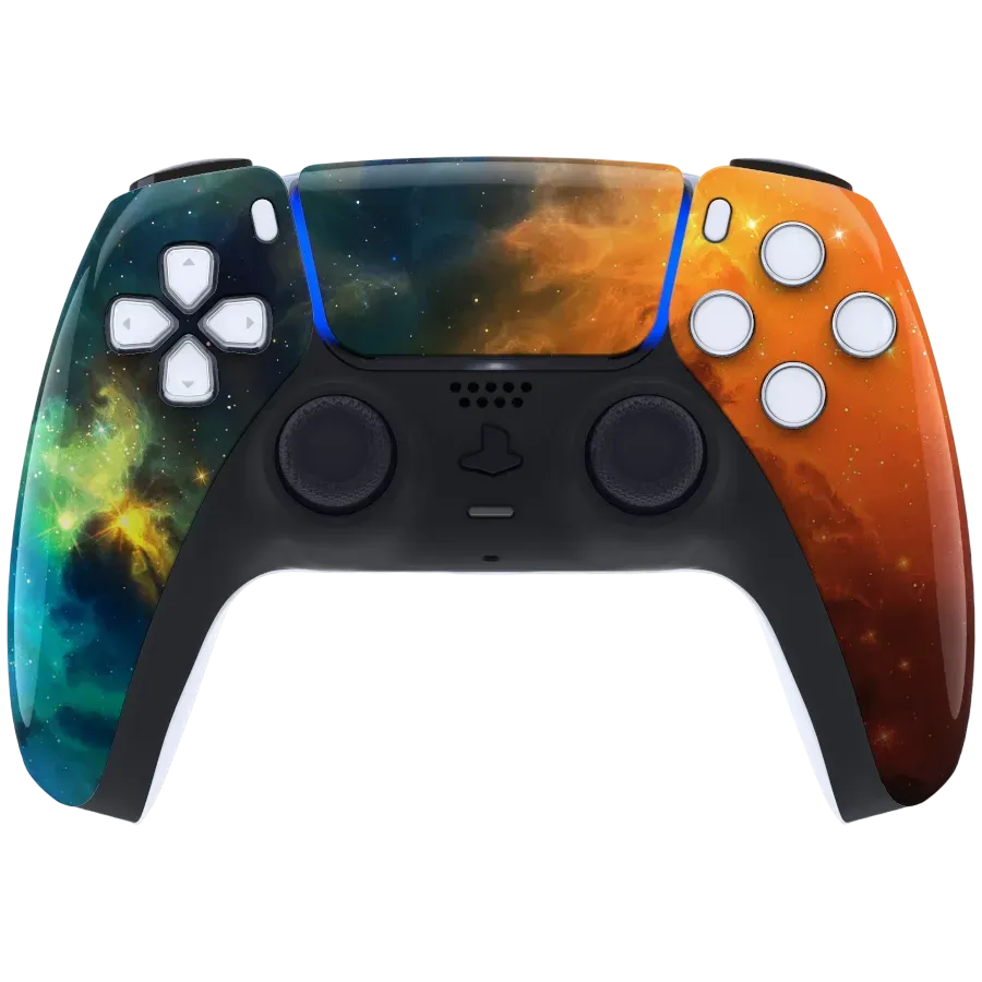 Clever Gaming Nebula PS5 controller paars blauw