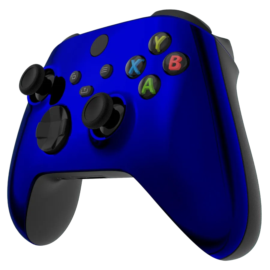 Clever Chrome Blue Xbox controller blauw chrome glans