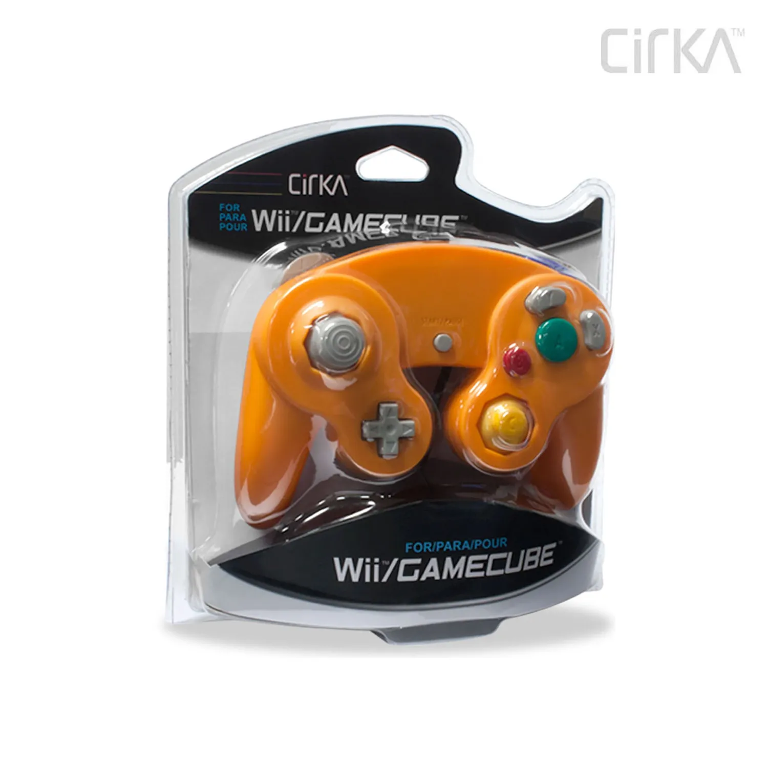 Hyperkin CirKa bedrade controller oranje GameCube Wii