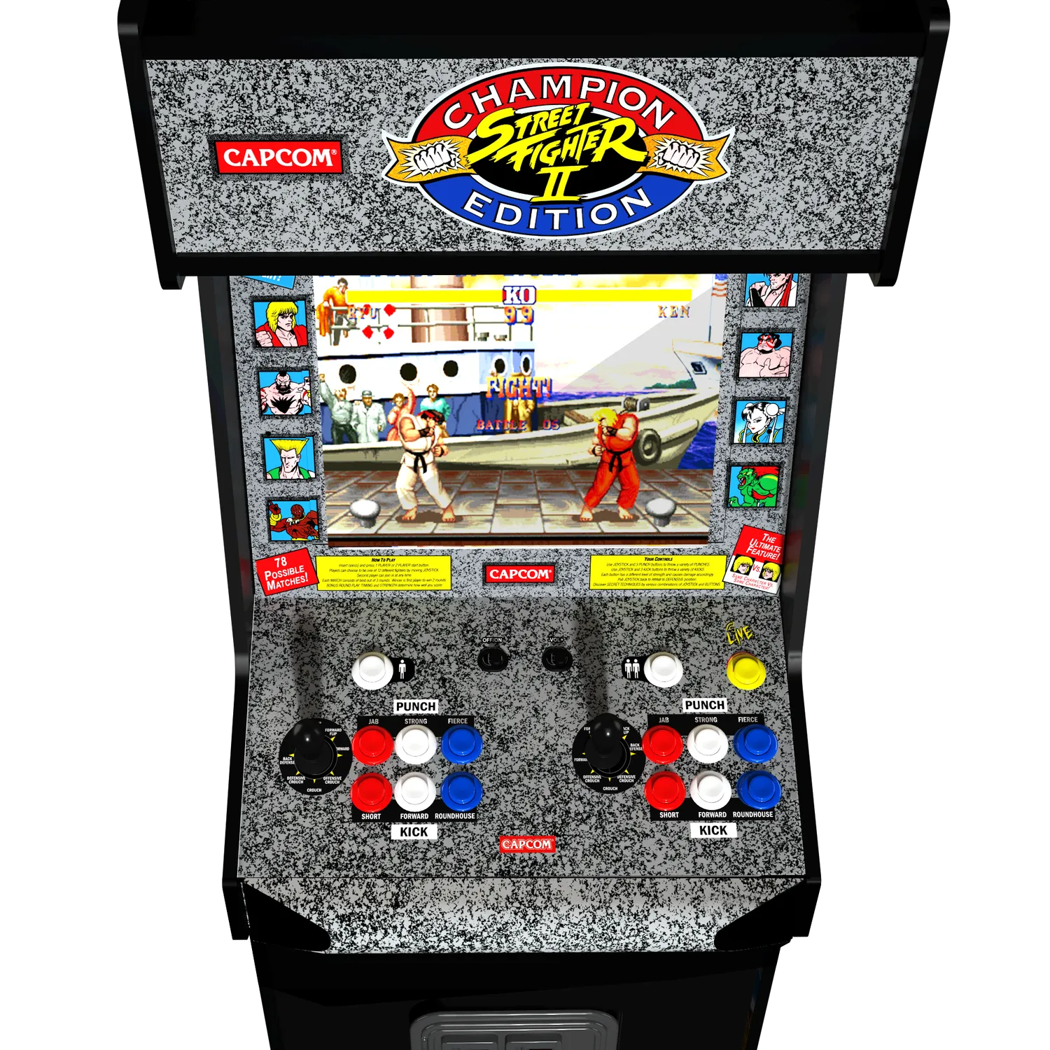Arcade1Up Supreme Street Fighter II arcadeautomaat wifi