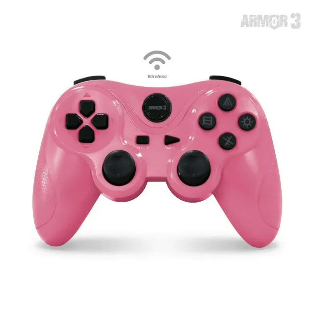 Hyperkin NuPlay PS3 draadloze controller roze drukgevoelig