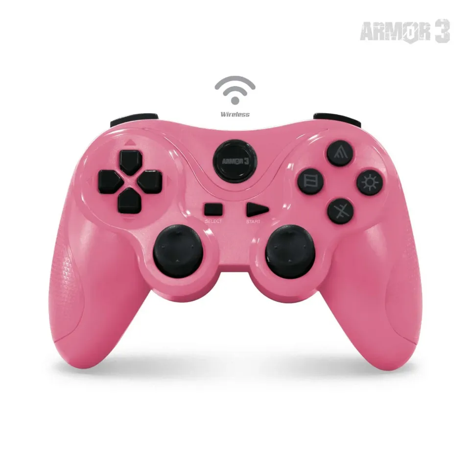 Hyperkin NuPlay PS3 draadloze controller roze drukgevoelig