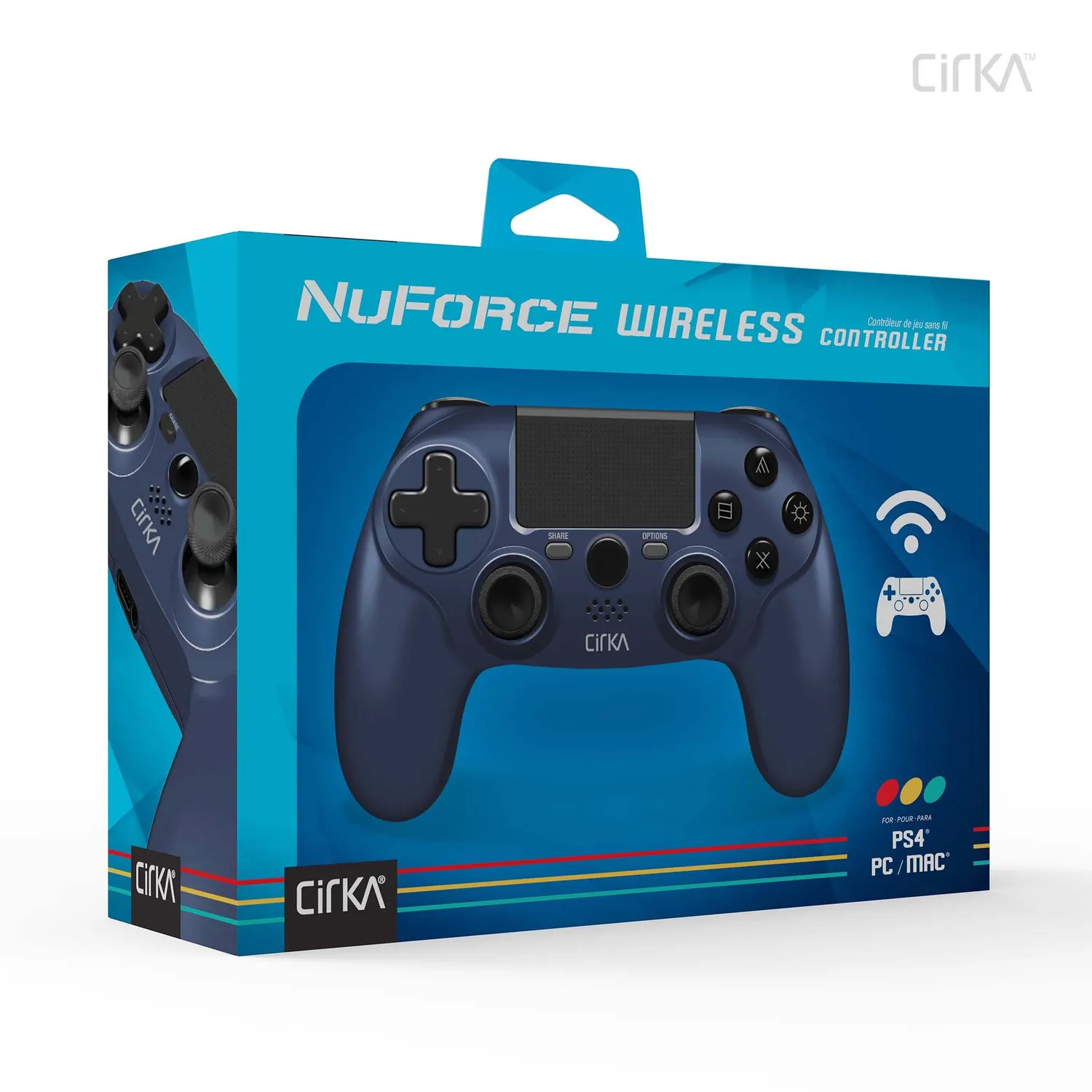 Hyperkin NuForce draadloze controller twilight blue PS4