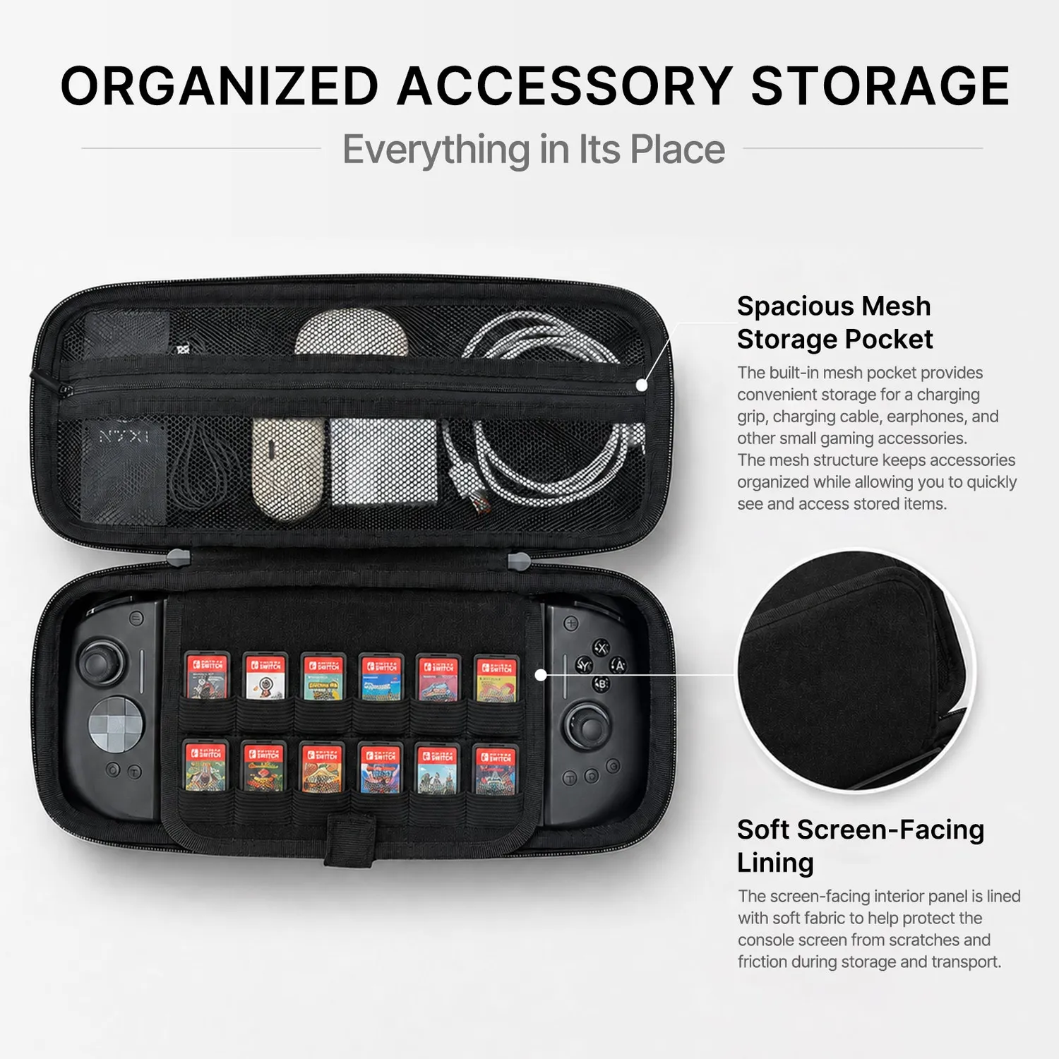 YOOPEO YP118 draagtas Switch 2 met Joy-Con 2 vak