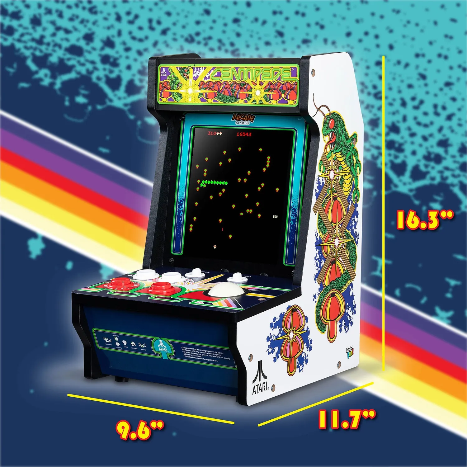 Arcade1Up Atari Centipede Counter arcadekast 8 inch 5 games