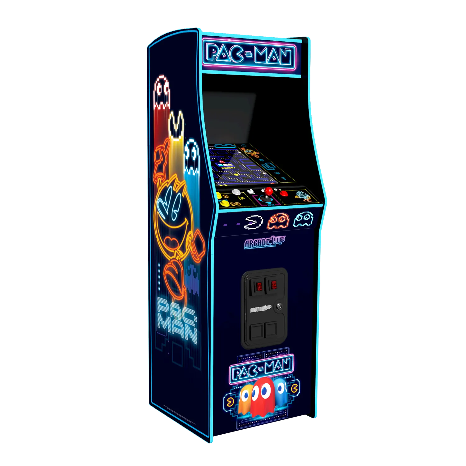 Arcade1Up Pac-Man Neon Deluxe arcadekast 17 inch 7 games