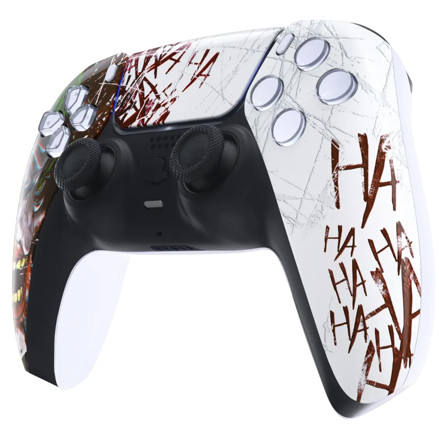 Clever Laughing Joker PS5-controller paars draadloos