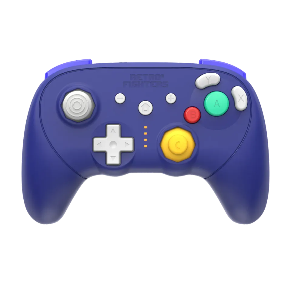 Hyperkin BattlerGC Draadloze Controller paars GameCube