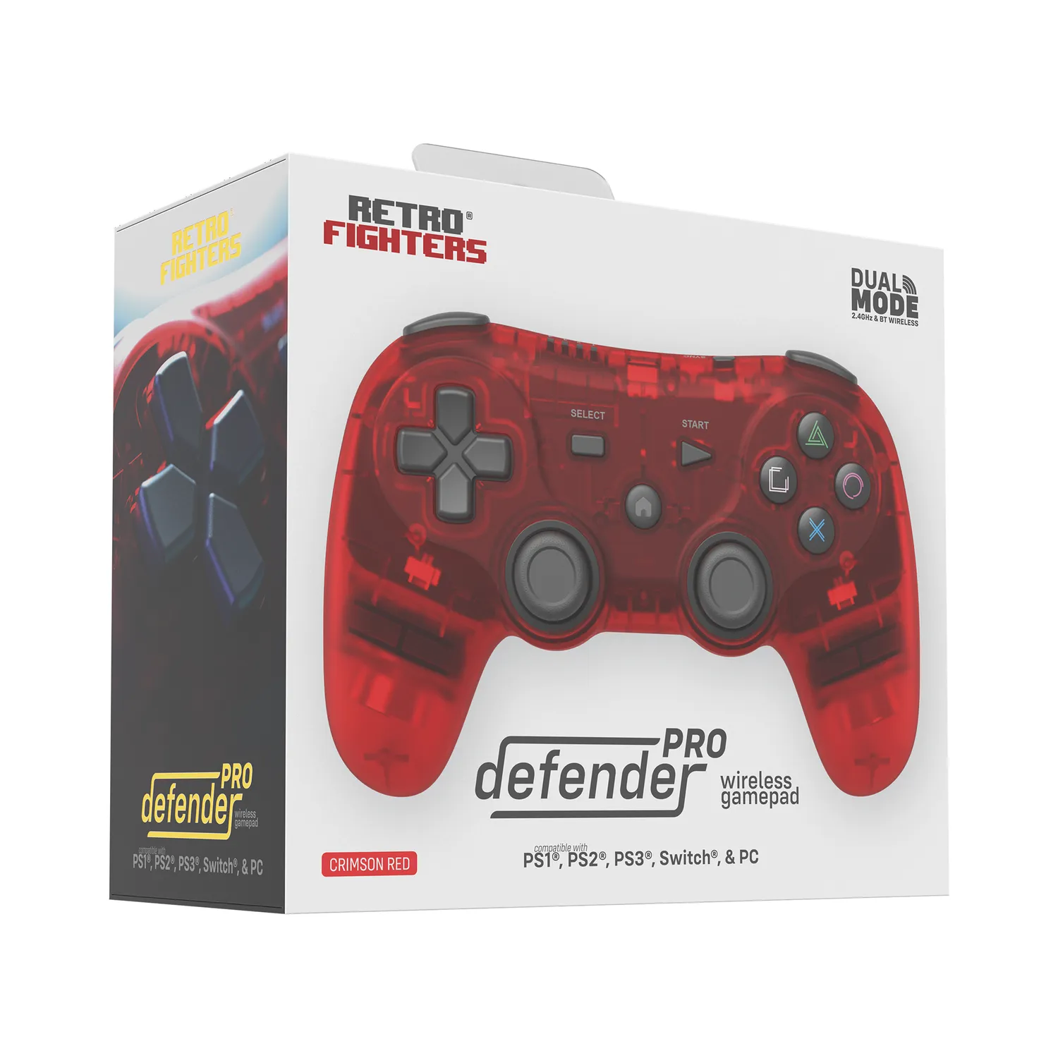 Hyperkin Defender Pro draadloze controller rood
