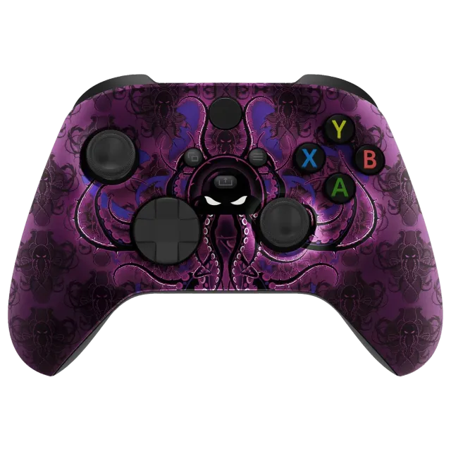 Clever Gaming Inked Terror Xbox Controller Paars Zwart