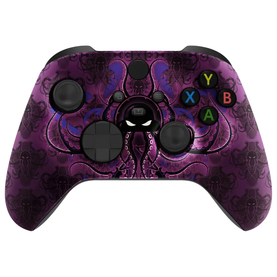 Clever Gaming Inked Terror Xbox Controller Paars Zwart