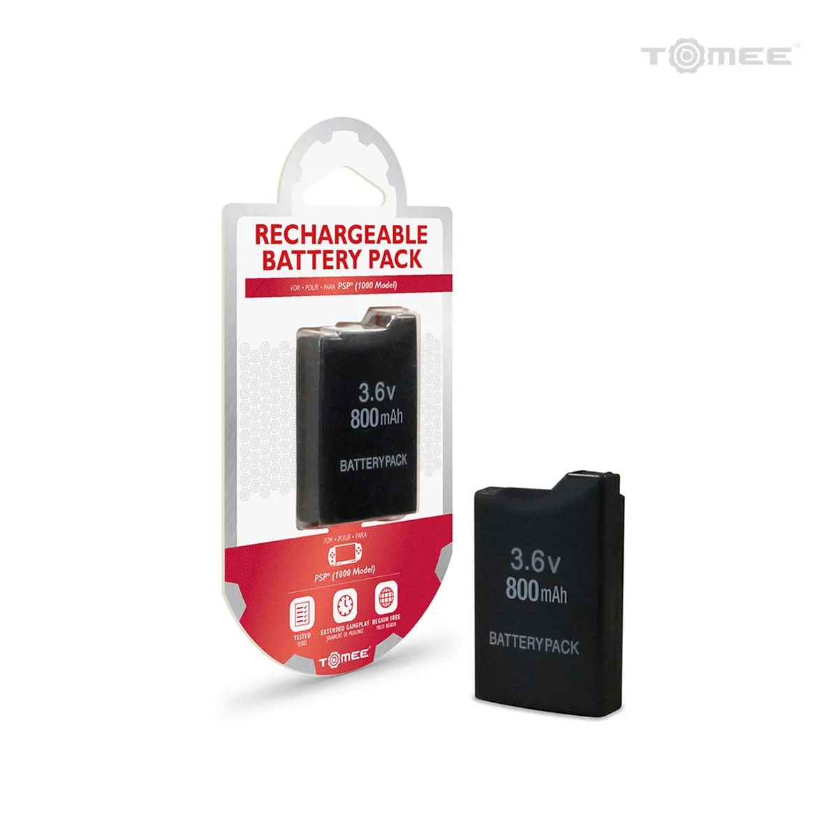Hyperkin Tomee PSP 1000 accu oplaadbare batterij lithium-ion