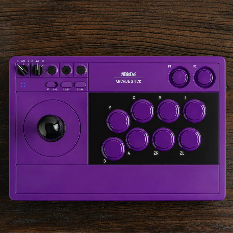 8BitDo Arcade Stick vechtstick controller paars draadloos