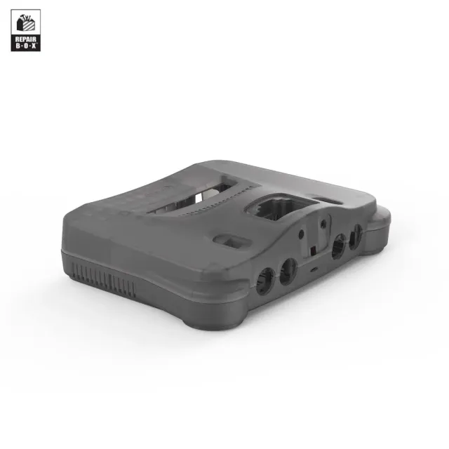 Hyperkin N64 behuizing transparant Smoke Gray shell