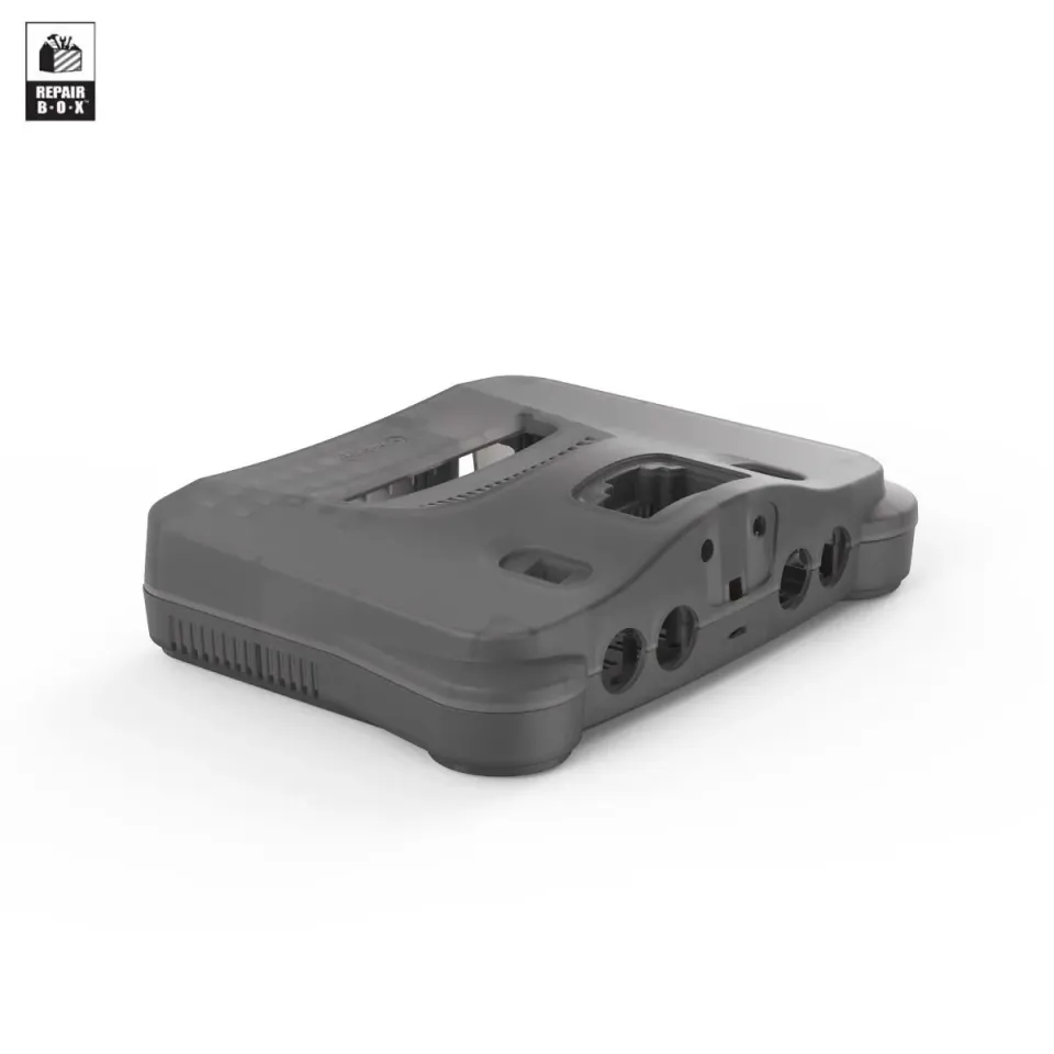 Hyperkin N64 behuizing transparant Smoke Gray shell