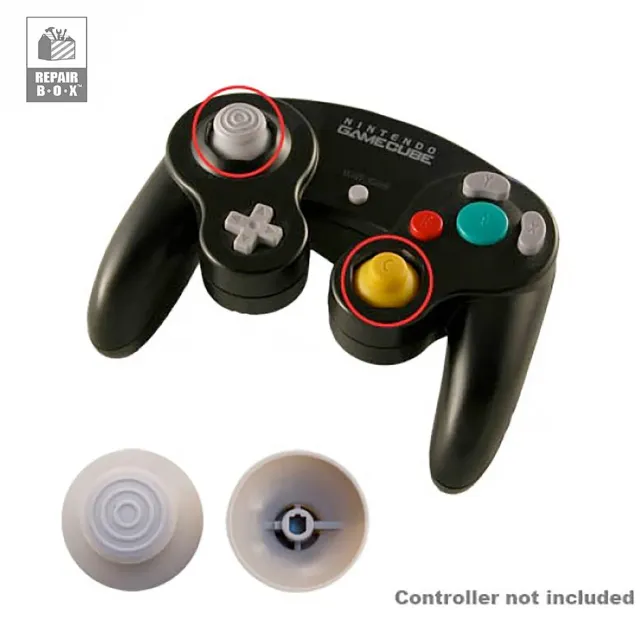 Hyperkin Controller Analog Cap stickdop grijs links