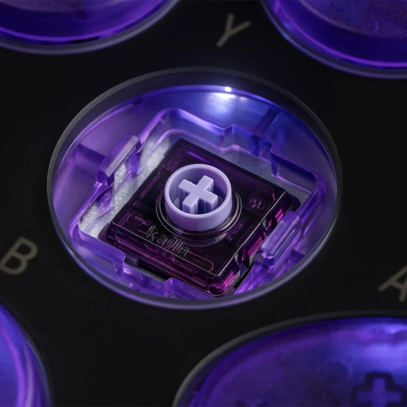 8BitDo Arcade Controller Transparent Purple Signature 2.4G