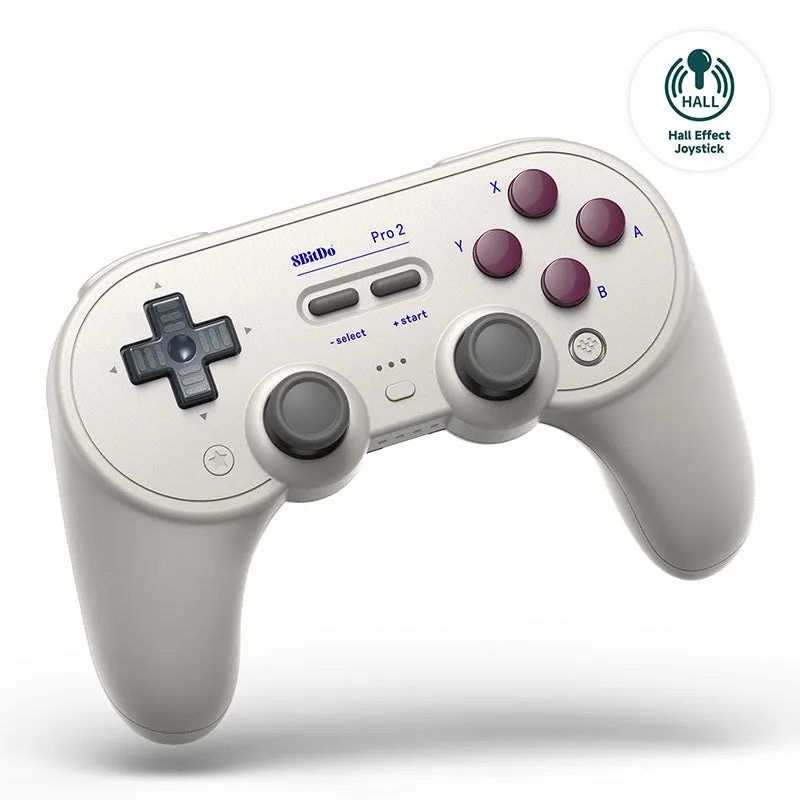 8BitDo Pro 2 Hall Effect controller zwart anti-drift