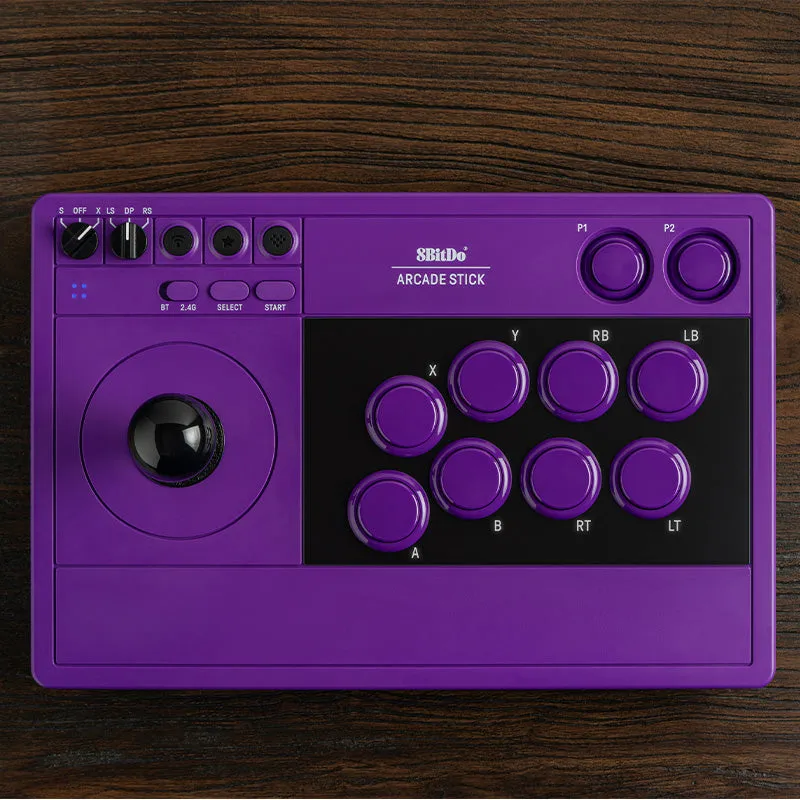 8BitDo Arcade Stick vechtstick controller paars draadloos