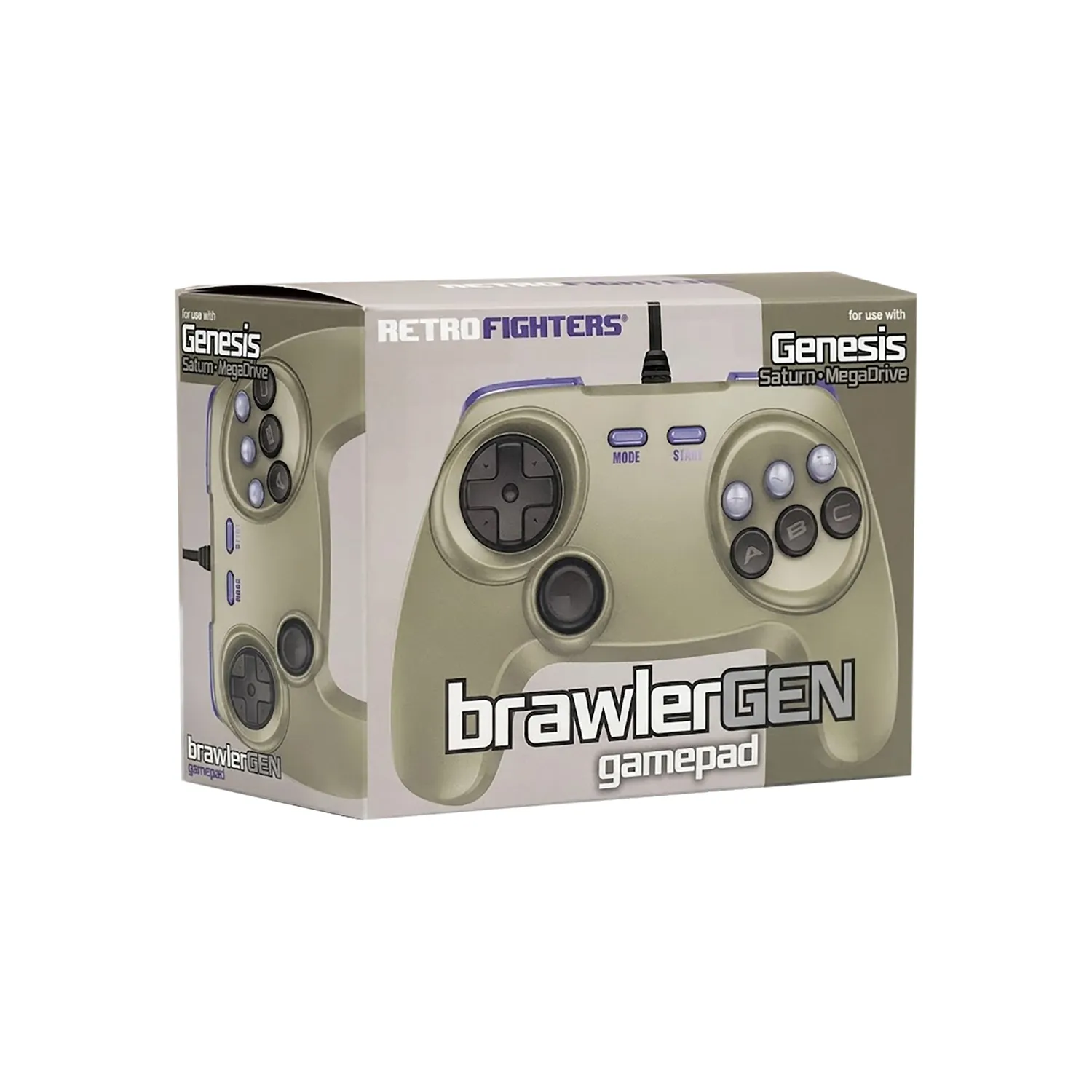 Hyperkin BrawlerGen bedrade controller Sega retro