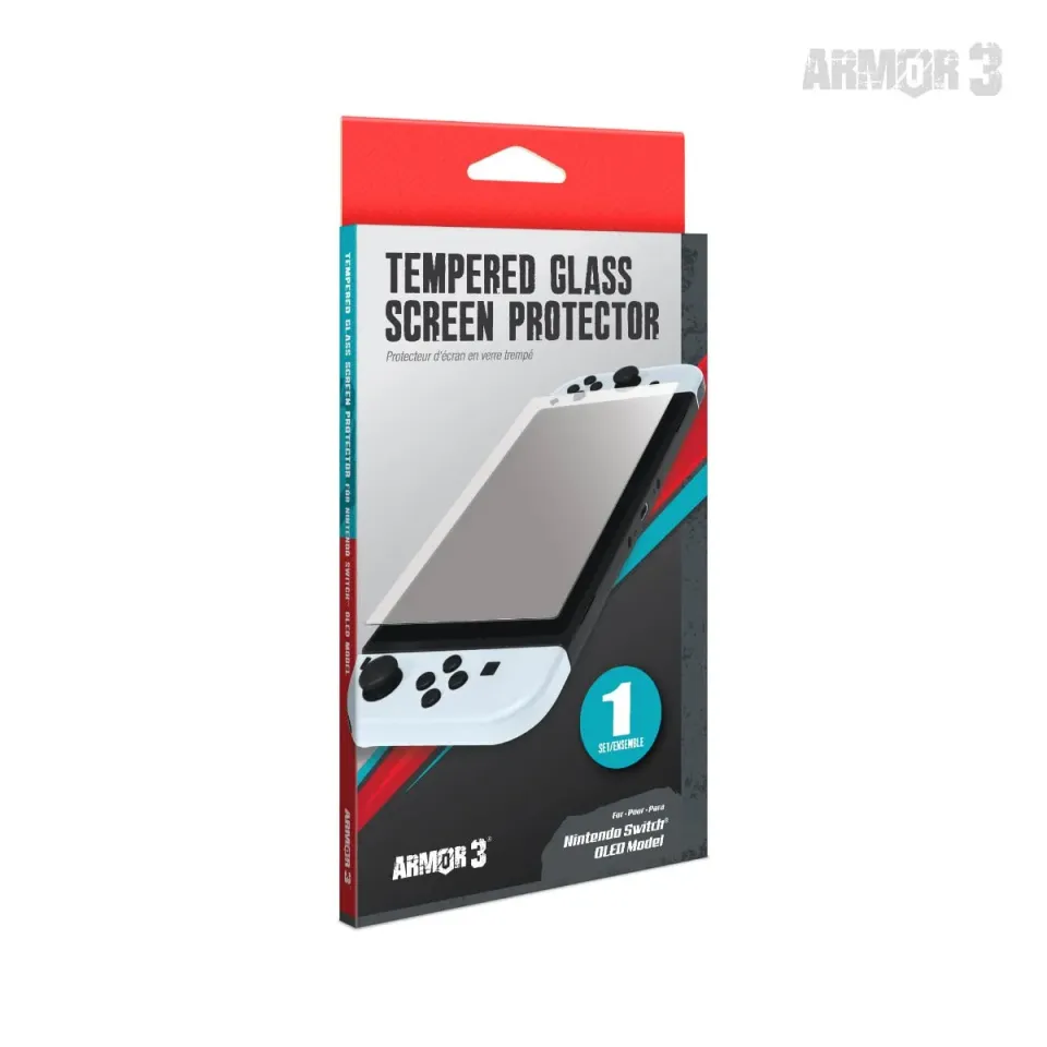 Hyperkin screenprotector gehard glas Switch OLED
