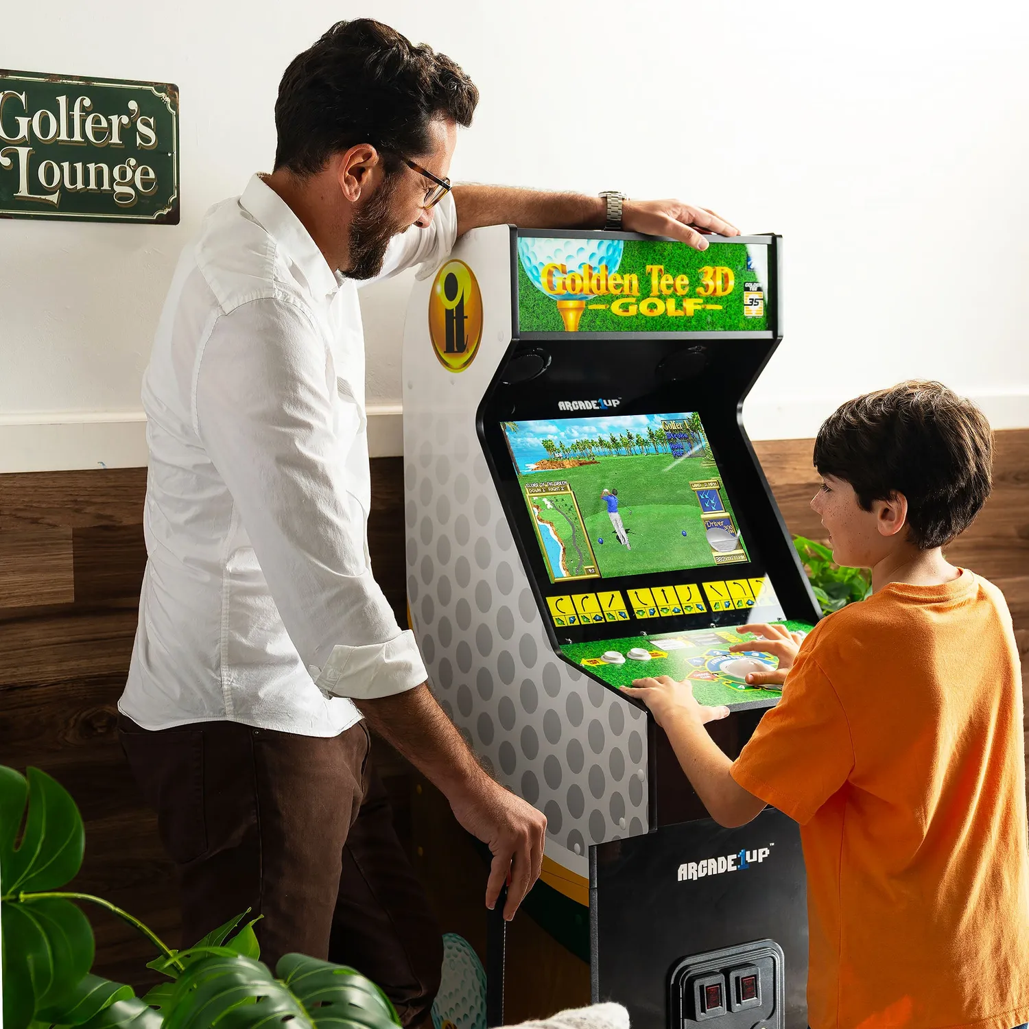 Arcade1Up Golden Tee 3D Deluxe arcadekast 8 games trackball