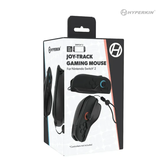 Hyperkin Joy-Track Duo muisbevestiging zwart Switch 2 Joy-Con 2