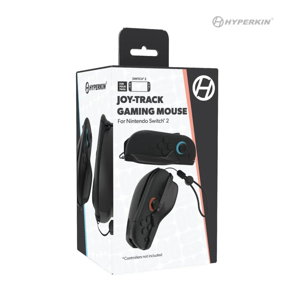 Hyperkin Joy-Track Duo muisbevestiging zwart Switch 2 Joy-Con 2