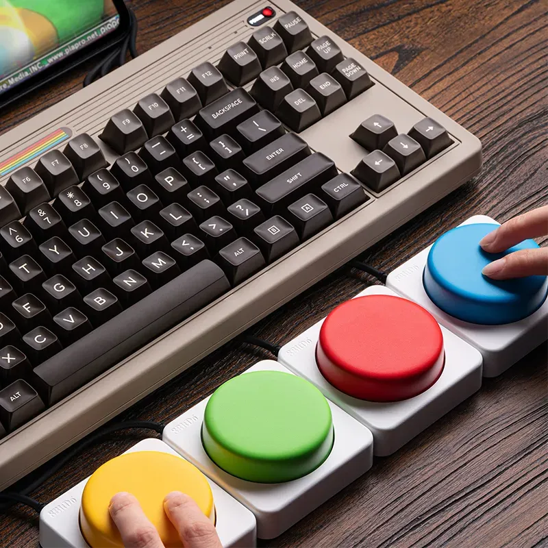 8BitDo Super Button toetsenbord extensie geel groot