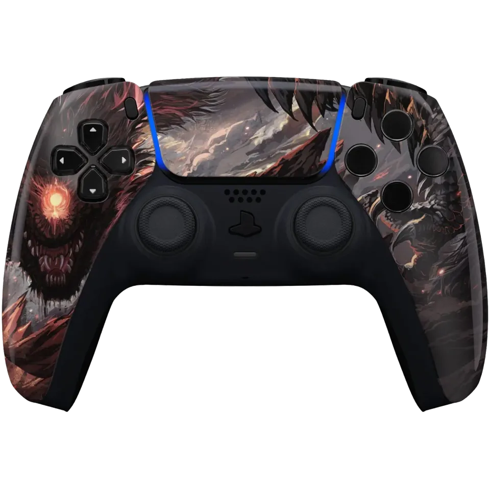 Clever Gaming Infernal Beast PS5 controller donker print