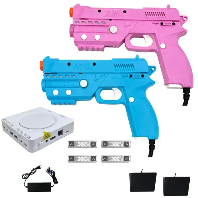 Retro Shooter RS3 Reaper Pro Lightgun 2 Stuks Roze-Blauw