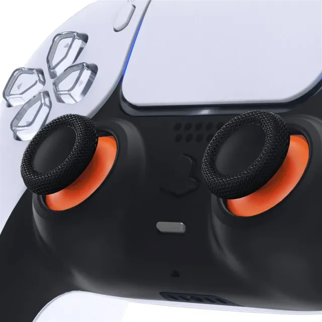 Clever Gaming Thumbsticks Zwart & Oranje Grip Set