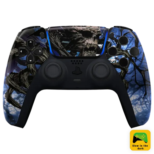 Clever Gaming Haunted Forest PS5 controller haunted forest