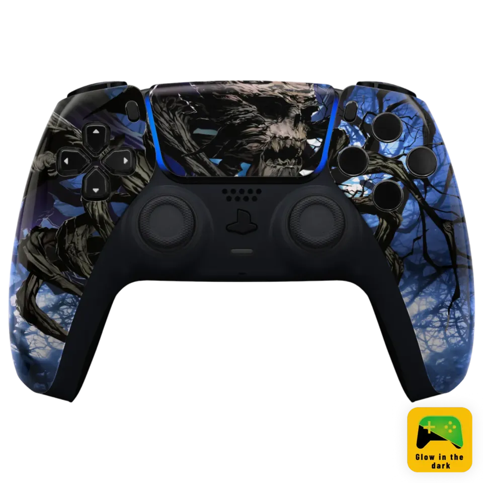 Clever Gaming Haunted Forest PS5 controller haunted forest
