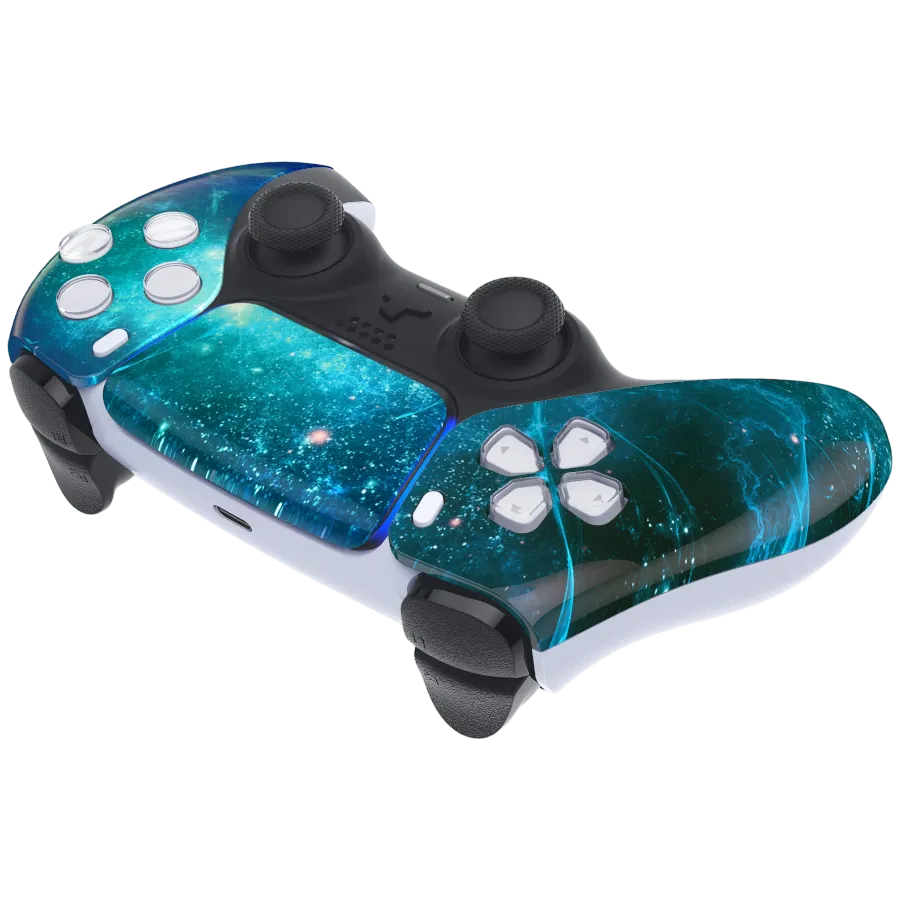 Clever Gaming Vortex PS5 controller draaikolk print