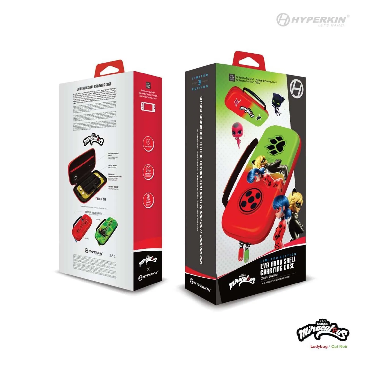 Hyperkin Miraculous EVA hardcase Switch Ladybug