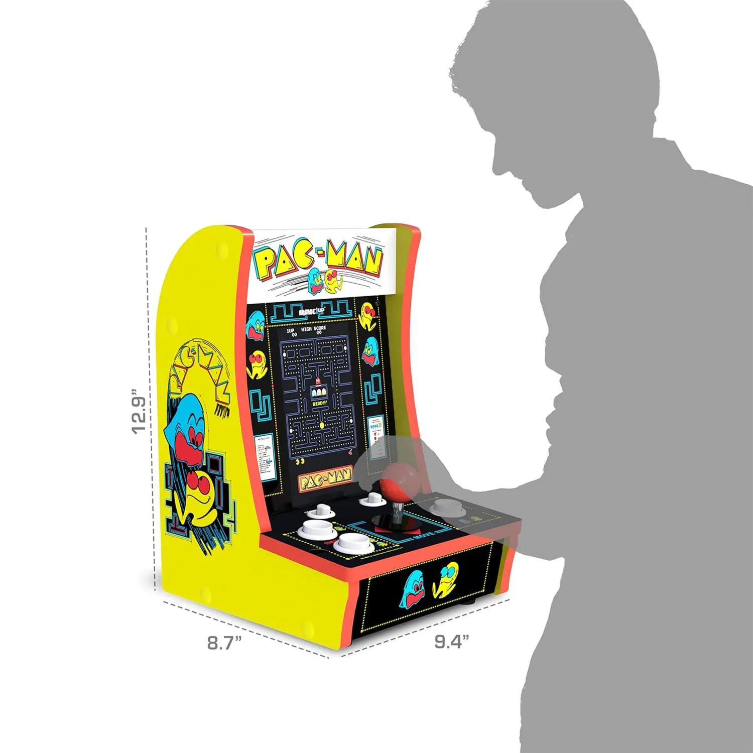 Arcade1Up Pac-Man Countercade arcadekast 7 inch 3 games
