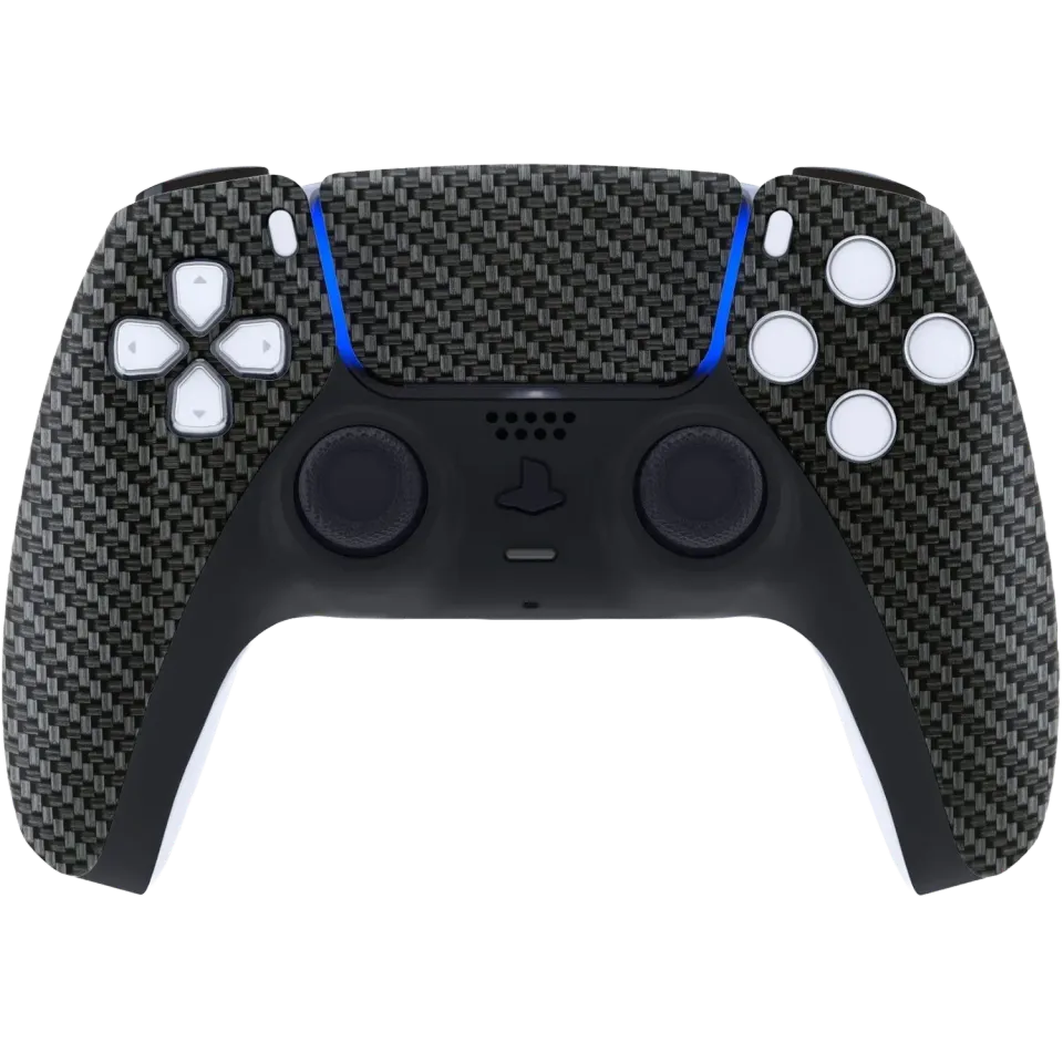 Clever Carbon controller zwart PS5