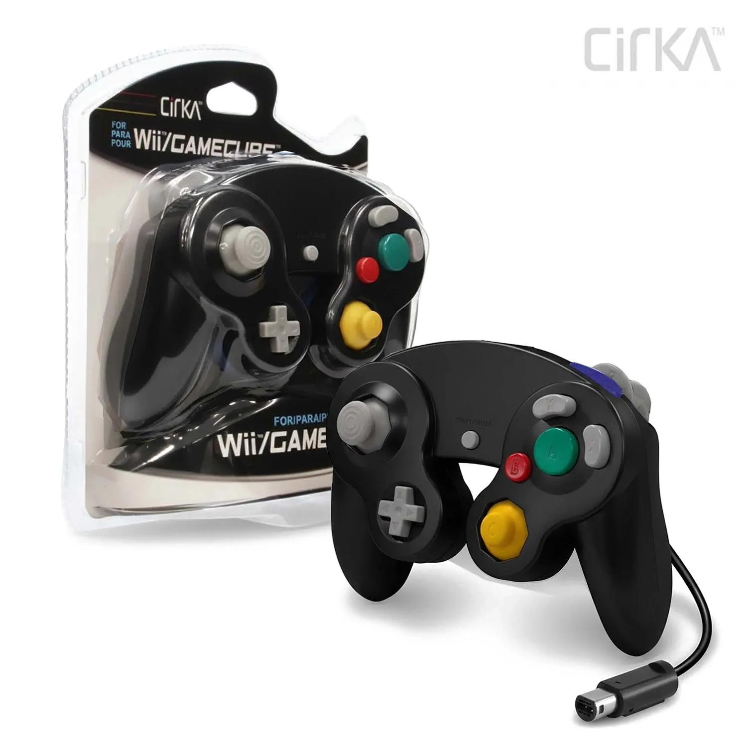 Hyperkin CirKa Wired Controller controller zwart GameCube